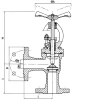 Steel gate valve hook model | KP-781